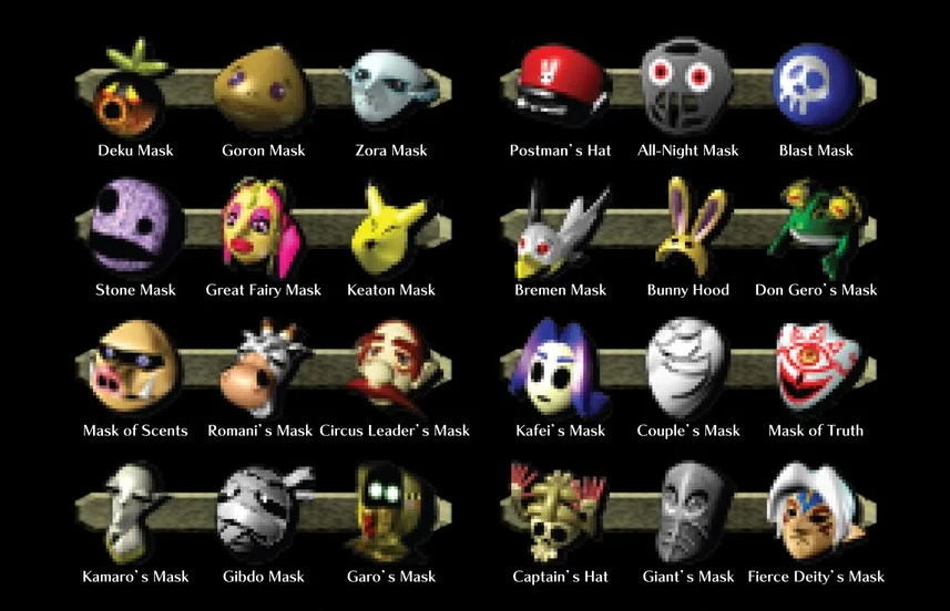 Zelda Majora's Mask - Masque de transformation
